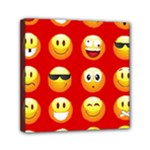 Red Emoji Mini Canvas 6  x 6  (Stretched)