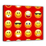 Red Emoji Canvas 24  x 20  (Stretched)