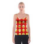 Red Emoji Spaghetti Strap Top