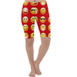 Red Emoji Cropped Leggings 