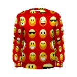 Red Emoji Women s Sweatshirt