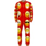 Red Emoji OnePiece Jumpsuit (Men)