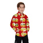 Red Emoji Wind Breaker (Kids)