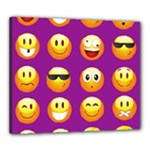 Purple Emoji Canvas 24  x 20  (Stretched)