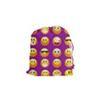 Purple Emoji Drawstring Pouch (Small)