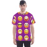 Purple Emoji Men s Sport Mesh Tee