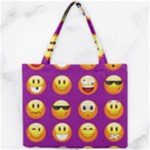 Purple Emoji Mini Tote Bag