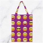 Purple Emoji Classic Tote Bag