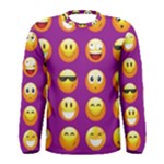 Purple Emoji Men s Long Sleeve T-shirt