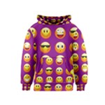 Purple Emoji Kid s Pullover Hoodie