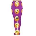 Purple Emoji Tights