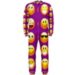 Purple Emoji OnePiece Jumpsuit (Men)