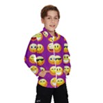 Purple Emoji Wind Breaker (Kids)