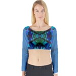 special snowflake by saprillika Long Sleeve Crop Top (Tight Fit)