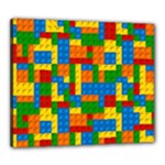 plastic blocks Canvas 24  x 20  (Stretched)