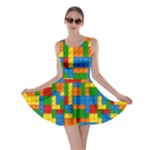 plastic blocks Skater Dress