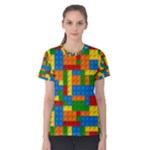 plastic blocks Women s Cotton Tee