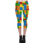 plastic blocks Capri Leggings 