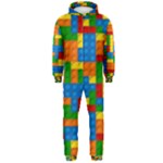 plastic blocks Hooded Jumpsuit (Men)