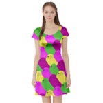 Easter candies Short Sleeve Skater Dress