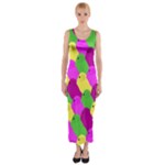 Easter candies Fitted Maxi Dress