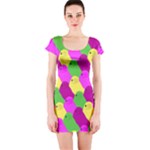 Easter candies Short Sleeve Bodycon Dress