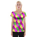 Easter candies Women s Cap Sleeve Top