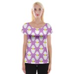 Easter Pastel Egg Women s Cap Sleeve Top