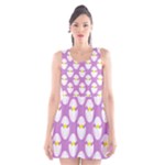 Easter Pastel Egg Scoop Neck Skater Dress