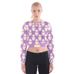 Easter Pastel Egg Women s Cropped Sweatshirt