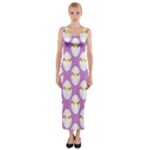 Easter Pastel Egg Fitted Maxi Dress