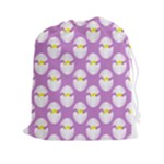 Easter Pastel Egg Drawstring Pouch (XXL)