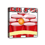 Beer Pong legend Mini Canvas 4  x 4  (Stretched)