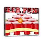 Beer Pong legend Canvas 10  x 8  (Stretched)