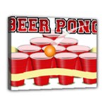 Beer Pong legend Canvas 14  x 11  (Stretched)