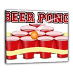 Beer Pong legend Canvas 20  x 16  (Stretched)