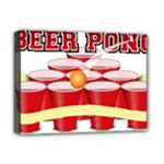 Beer Pong legend Deluxe Canvas 16  x 12  (Stretched) 