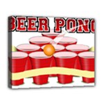 Beer Pong legend Deluxe Canvas 20  x 16  (Stretched)