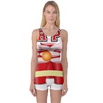 Beer Pong legend One Piece Boyleg Swimsuit