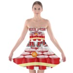 Beer Pong legend Strapless Bra Top Dress