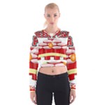 Beer Pong legend Women s Cropped Sweatshirt