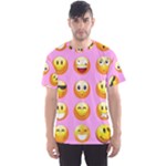 pastel pink Emoji  Men s Sport Mesh Tee