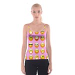 pastel pink Emoji  Spaghetti Strap Top