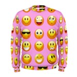 pastel pink Emoji  Men s Sweatshirt