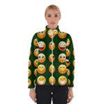 hunter green Emoji Winter Jacket