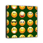 hunter green Emoji Mini Canvas 6  x 6  (Stretched)