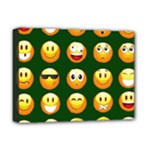 hunter green Emoji Deluxe Canvas 16  x 12  (Stretched) 