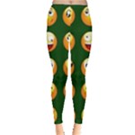 hunter green Emoji Leggings 