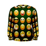 hunter green Emoji Women s Sweatshirt