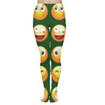 hunter green Emoji Tights